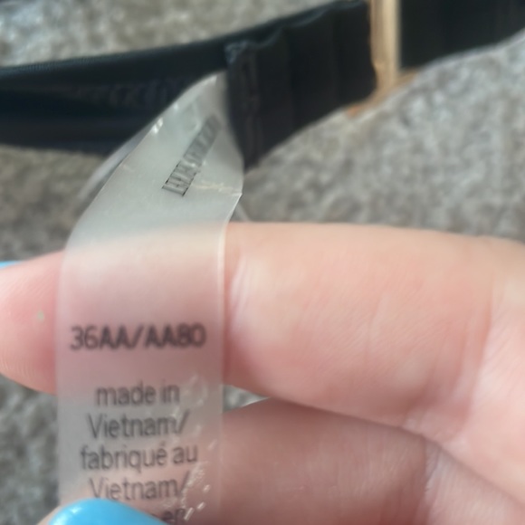 Victoria's Secret 36A Bombshell Push Up Bikini Top Adds 2 Cups Halter Black - Picture 3 of 3